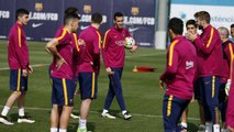 FCB Training Session:  Recovery session after Champions League win