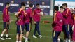 FCB Training Session:  Recovery session after Champions League win
