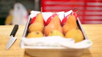 Wined pears