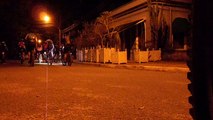 Pedal noturno, 32 km, 54 bikers, Taubaté, Quiririm, SP, Brasil, Abril de 2016, nas trilhas do Vale do Paraíba