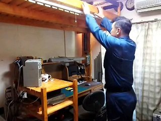 天井にしまうベッド　WBS トレンドたまごで紹介　大人の書斎兼寝床が３畳以上あれば可能