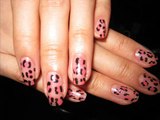 Pink Leopard Nails Tutorial
