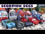 Thomas The Train Surprise Eggs Cars Hot Wheels Batman Play-Doh Spider-Man Kinder Superheroes Toys
