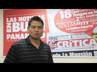 Bruce Chen visita la redacción de Crítica