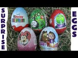 Thomas and Friends Masha I Medved Kinder Surprise Eggs Mickey Mouse Clubhouse Farm Маша и Медведь