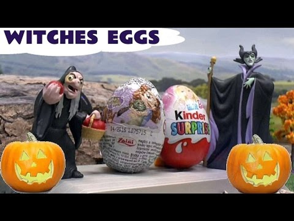 Thomas Halloween Witches Kinder Surprise Eggs F...