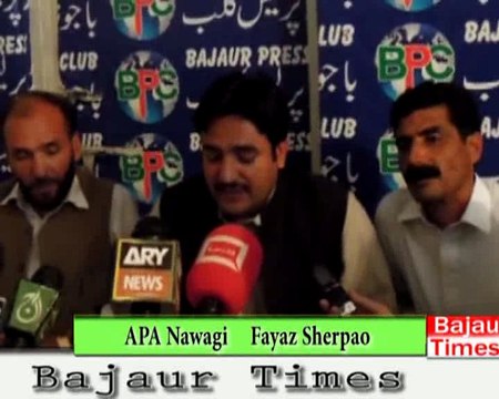 Press Conference FATA Sports Festivel APA Nawagai Fayaz Sherpao