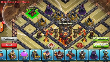 The BEST New TH10 War Base! The Velopter Anti Gowipe, Anti Drag, Anti Lavaloonion | Clash