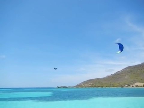 Chute de 20m de haut en Kite Surf... En mode gros plat !