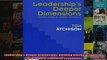 Leaderships Deeper Dimensions Building Blocks to Superior Performance Executive