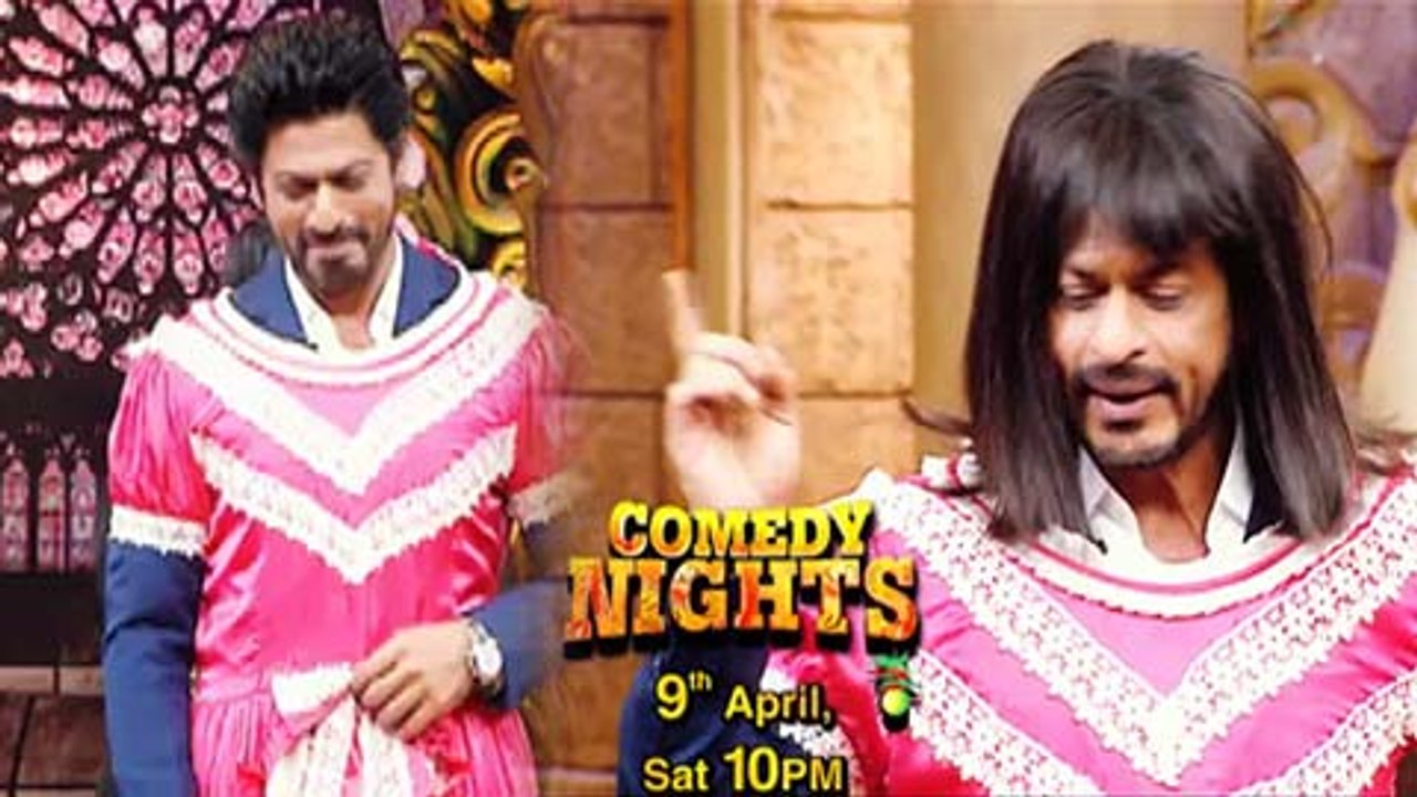 Comedy Nights Bachao : Shahrukh Khan Turns Woman, Wears Frock