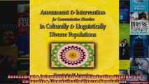 Assessment  Intervention for Communication Disorders in Culturally  Linguistically