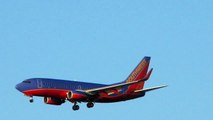 Southwest Airlines Boeing 737-700 Landing In Boston - January 23, 2010