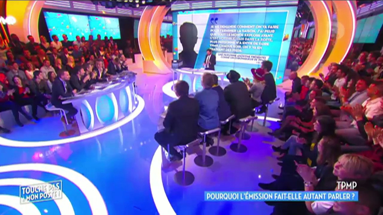 Extrait de Touche pas à mon poste, à propos de l'article de Society sur Cyril Hanouna