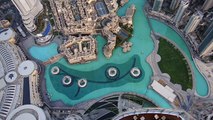 Dubai Fountains from the Burj Khalifa