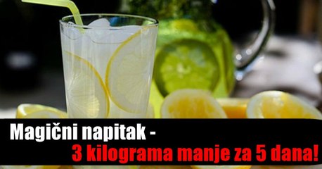 Napitak koji topi kilograme - 3 kg manje za 5 dana!