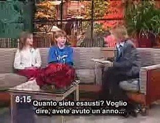 Emma Watson and Rupert Grint interview SUB ITA