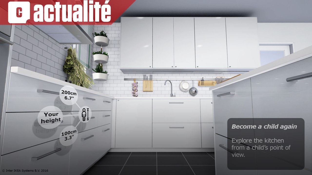 Ikea propose de configurer sa cuisine en Réalité Virtuelle