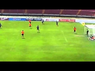 Práctica de la selección de fútbol de Panamá.