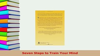 Download  Seven Steps to Train Your Mind Free Books
