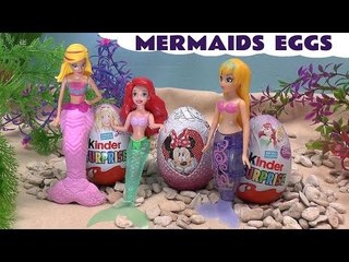 Kinder Princess Ariel Mermaid Surprise Eggs Barbie Frozen Play Doh Disney  Princess Minnie Mouse - video Dailymotion