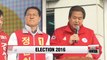 Political party leaders campaign in rival party territory