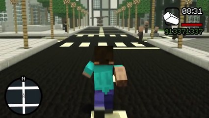 Türkce Minecraft GTA V Animation Bölüm 1(Cok Komik)