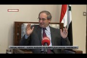 Suriye Dışişleri Bakan Yardımcısı Dr. Faysal Mikdat Ulusal Kanal'a konuştu