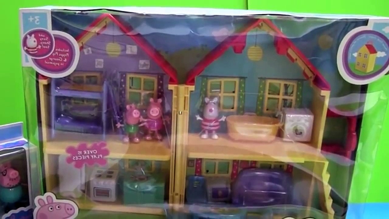 Ngôi Nhà Xinh Đẹp Của Heo Peppa Pig New Peppa Pig's Playhouse &Make Play Doh Pizza, Muddy Puddle!