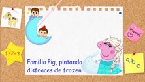 PEPPA PIG SE DISFRAZA DE LOS PERSONAJES DE FROZEN ◄ Luna Mia ►
