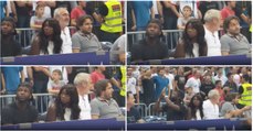 Irmã de basquetebolista americano assiste pela 1ª vez a um jogo europeu e tem reação cómica