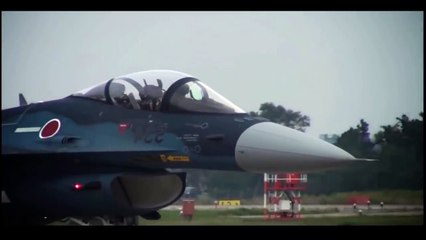 Japan F-2 fighter jet airshow 2016