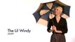 2343V Custom Logo Imprinted Folding Umbrella - Quality Executive Promotional Gift
