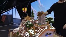 Minecraft on the Microsoft Hololens E3 2015 Virtual Reality online video cutter com