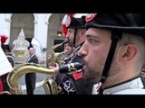 Roma - Renzi riceve i reali di Norvegia - Arrivo a Palazzo Chigi (06.04.16)