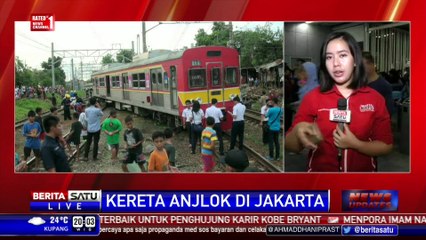 Kereta Anjlok, Antrean Panjang Penumpang di Stasiun Manggarai
