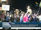 Miles de peruanos se sumaron a la marcha 