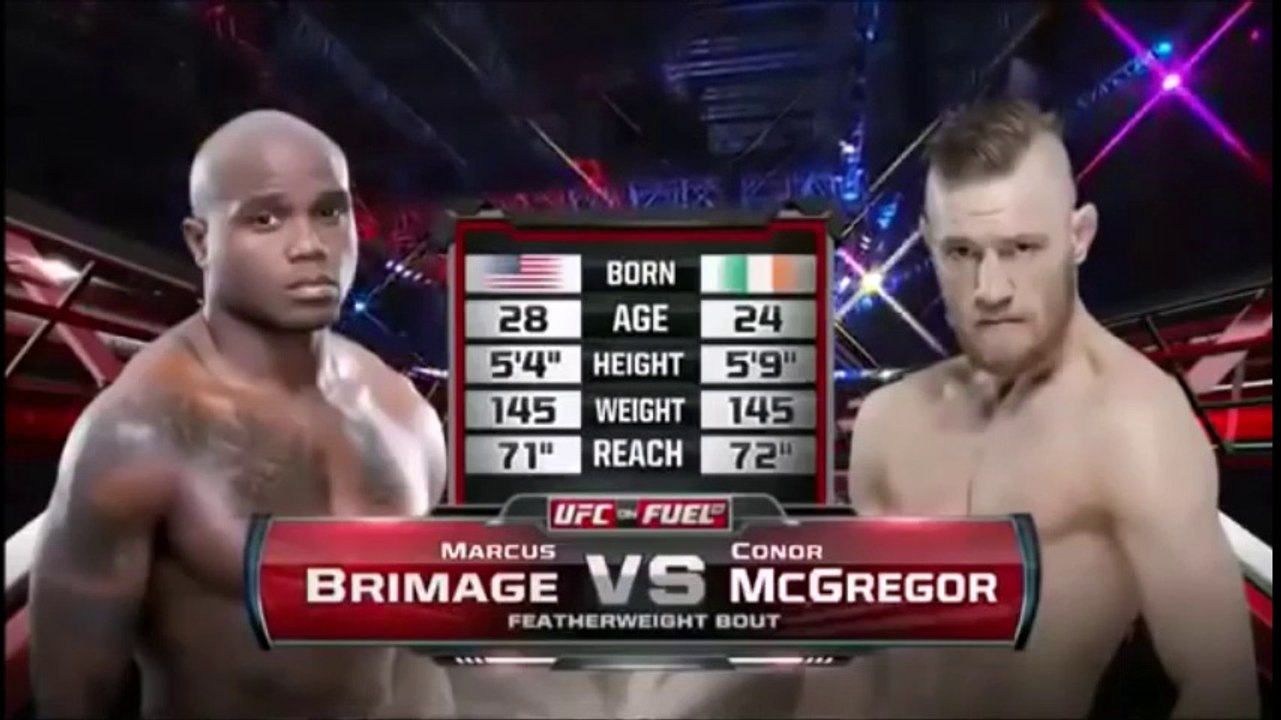 Conor Mcgregor first UFC fight vs Marcus Brimage Full Fight