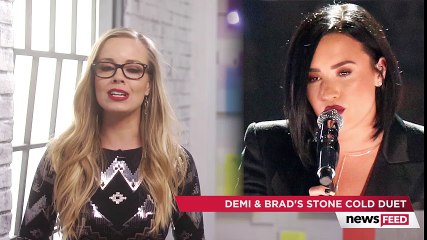 Demi Lovato & Brad Paisley Sing Emotional _Stone Cold_ Rendition At iHeartRadio Music Awards 2016