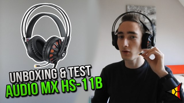 Unboxing et test - AudioMX HS-11B - Casque Hi-Fi pas cher et bonne qualité micro / son | FPS Belgium