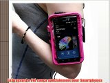 Navitech bon plan sport : brassard rose pour smartphone   gants tactiles roses pour Sony Xperia