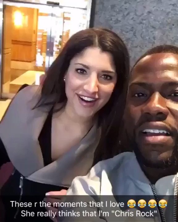 Une femme confond Kevin Hart avec Chris Rock