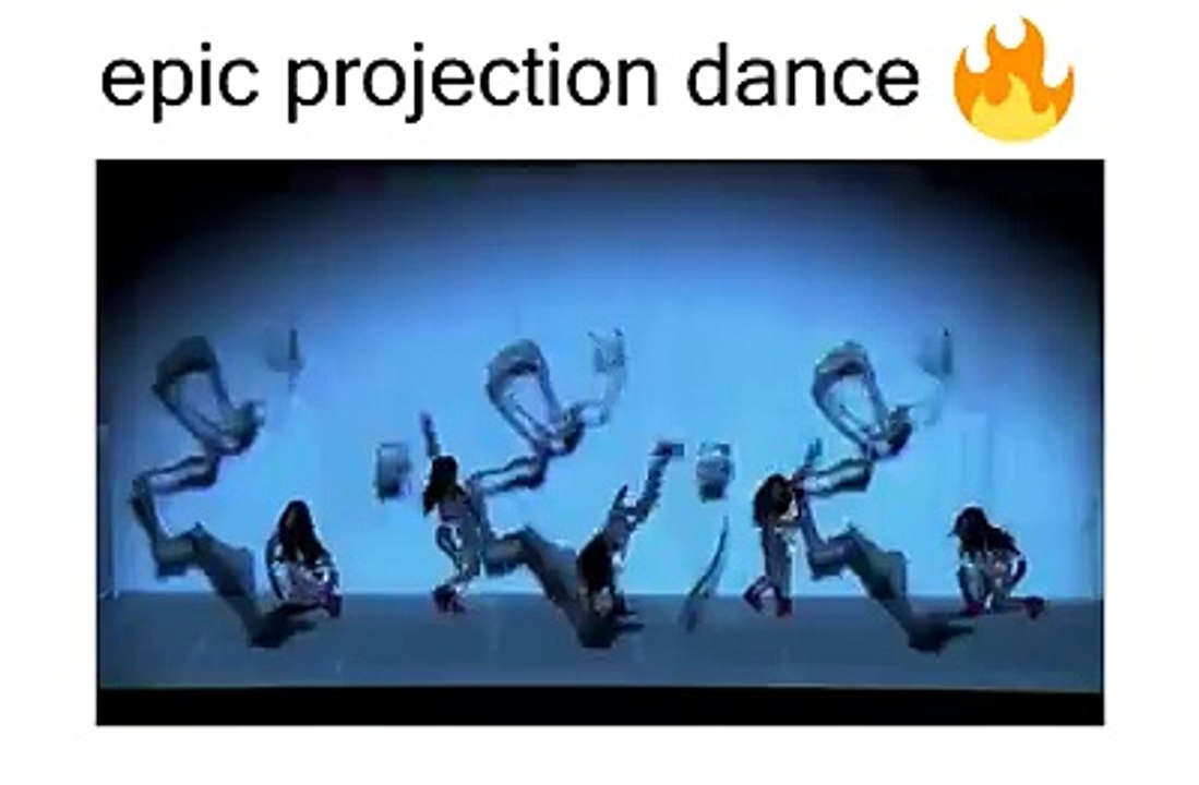 amazing projector dance