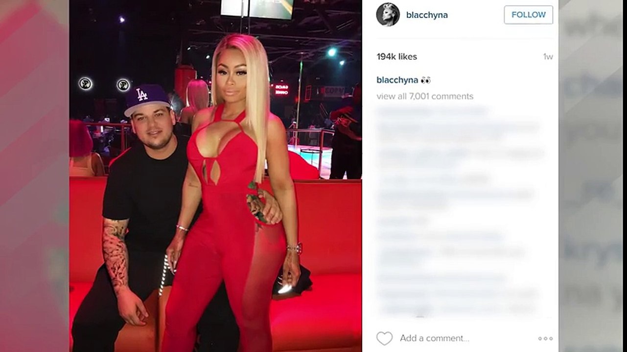 Rob Kardashian & Blac Chyna Drop Engagement Bomb While The Kardashians Are On Vacation (1)