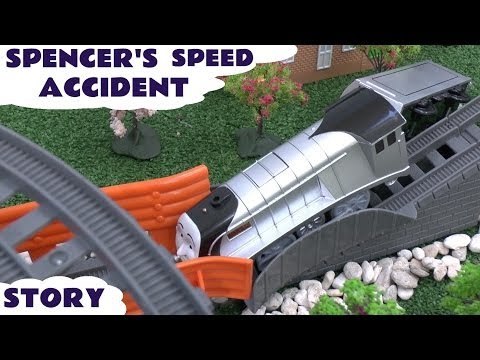 Thomas The Train Play Doh Story Spencer's Accident Thomas Tank Playdough Crash Diggin Rigs Boomer