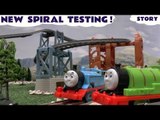 Thomas The Train Story New Trackmaster Track Sodor Spiral Thomas Accident Crash Toy Train
