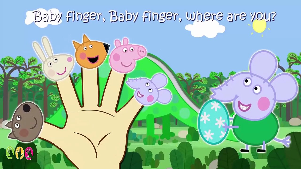 Finger Family Song | Peppa Pig Holiday | Nursery Rhymes Lyrics for Children | Kids Songs