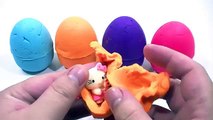 PLAY DOH SURPRISE EGGS Peppa Pig kinder Hello Kitty Minions Characters