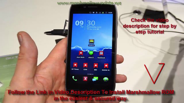 Acer Iconia Smart Android marshmallow update