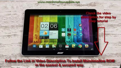 Acer A3-A11 Android marshmallow update